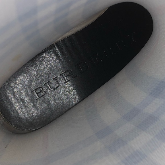 Burberry Plaid Winter & Rain Boots - Tan and Black - Picture 5 of 8